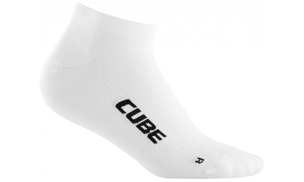 Kojinės Cube Low Blackline white 