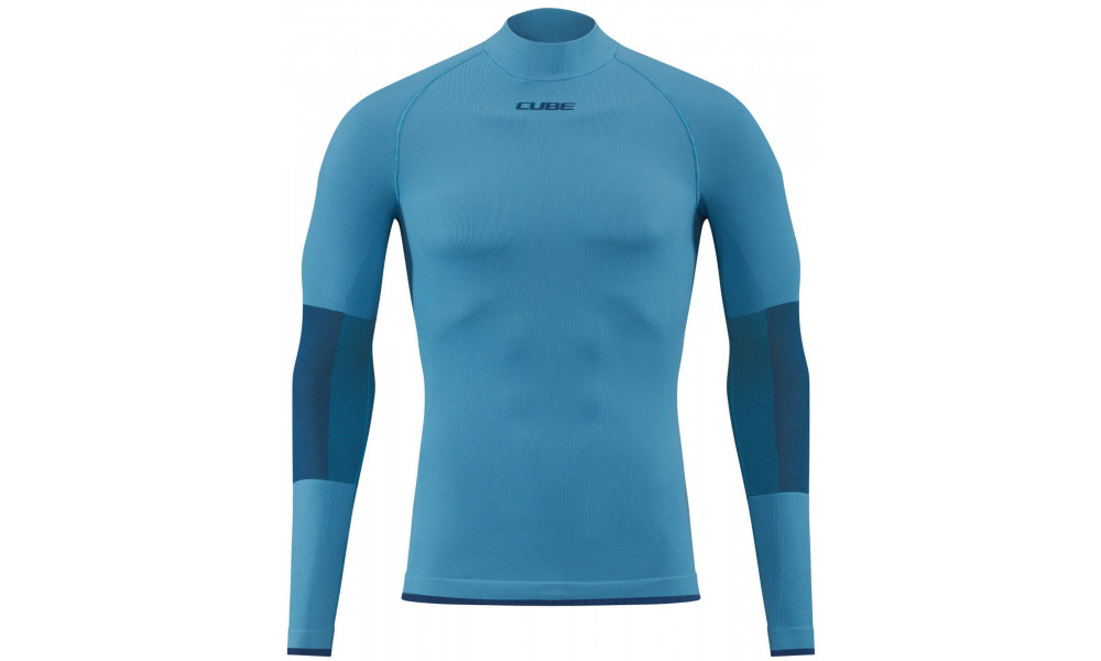 Apatiniai marškinėliai Cube Race Be Warm L/S blue - 1