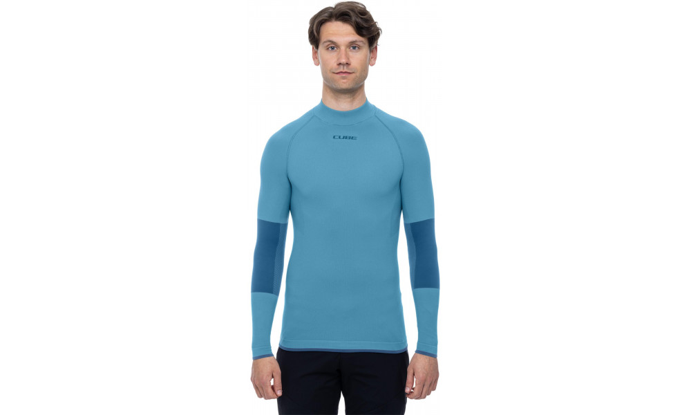 Apatiniai marškinėliai Cube Race Be Warm L/S blue - 5