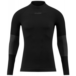 Apatiniai marškinėliai Cube Race Be Warm L/S black