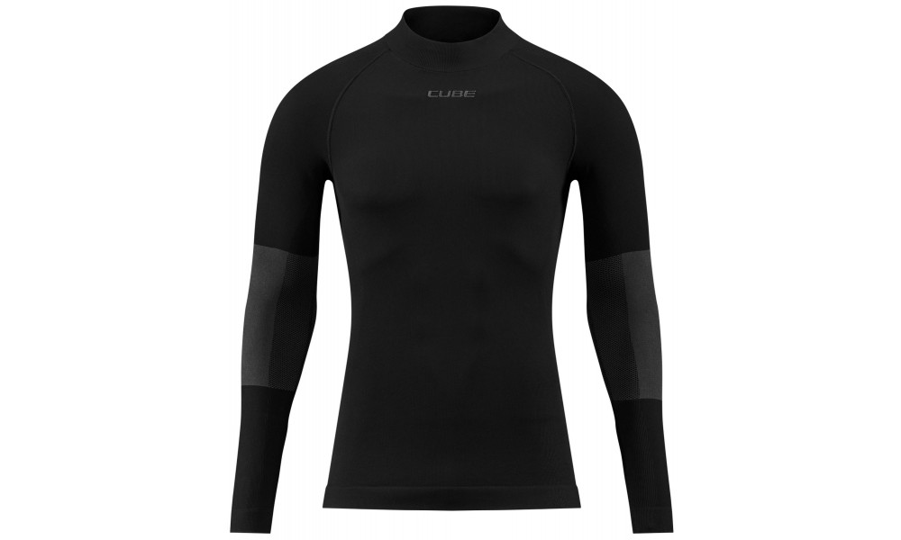 Apatiniai marškinėliai Cube Race Be Warm L/S black - 1