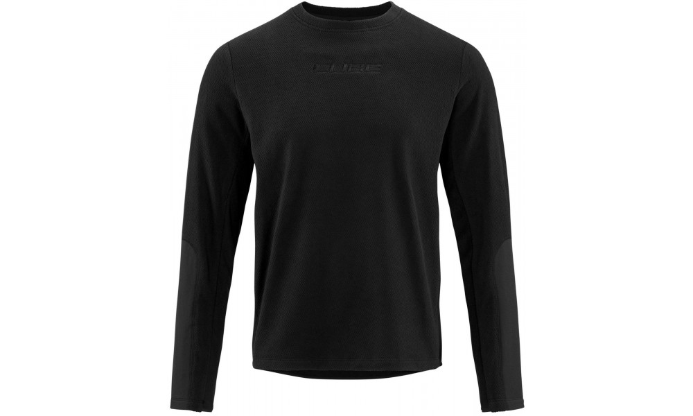 Dviratininko marškinėliai Cube Fleece MTB L/S black - 1