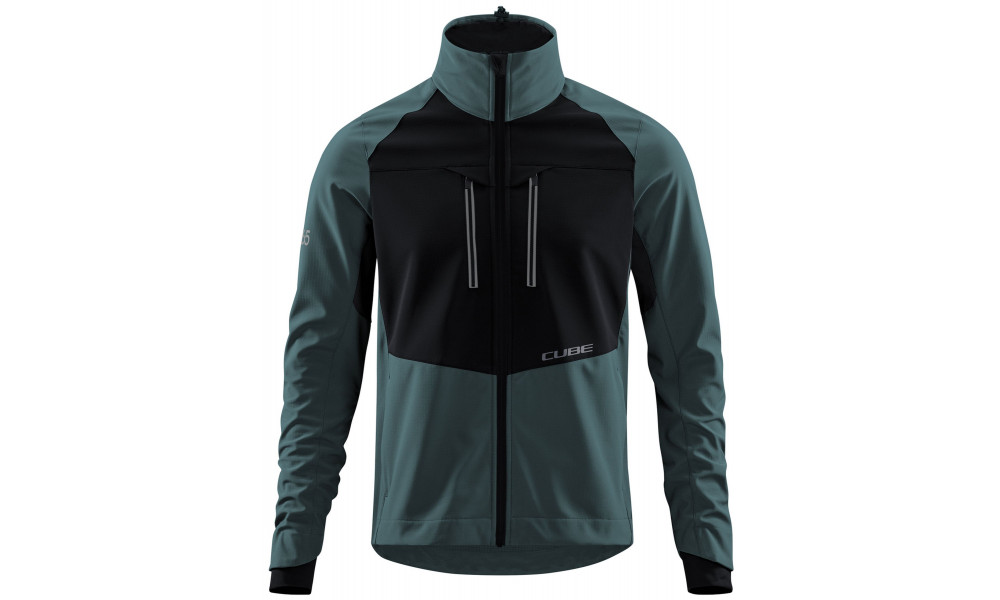 Dviratininko striukė Cube Softshell 365 MTB black'n'grey - 1