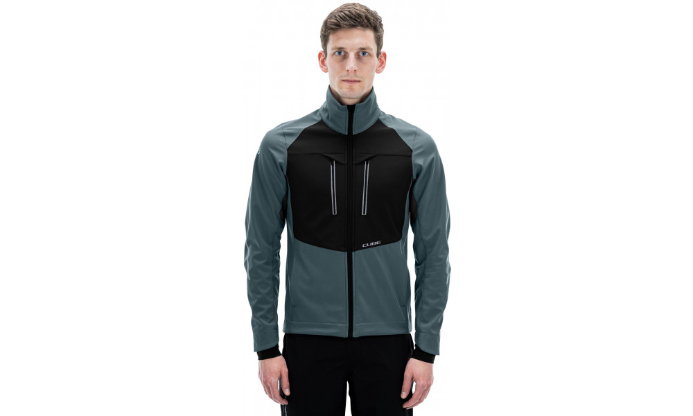 Dviratininko striukė Cube Softshell 365 MTB black'n'grey - 7