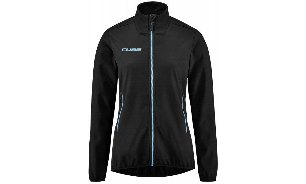 Dviratininko striukė Cube Softshell CMPT MTB WS black'n'blue - 1