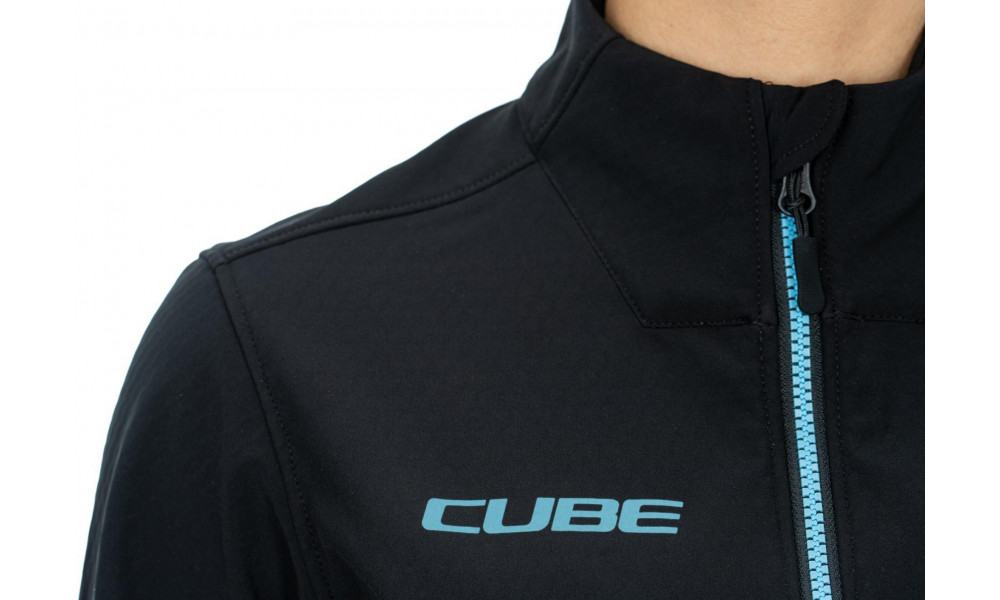 Dviratininko striukė Cube Softshell CMPT MTB WS black'n'blue - 3