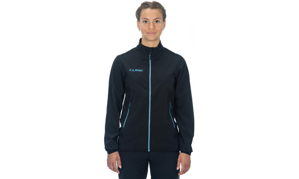 Dviratininko striukė Cube Softshell CMPT MTB WS black'n'blue - 5