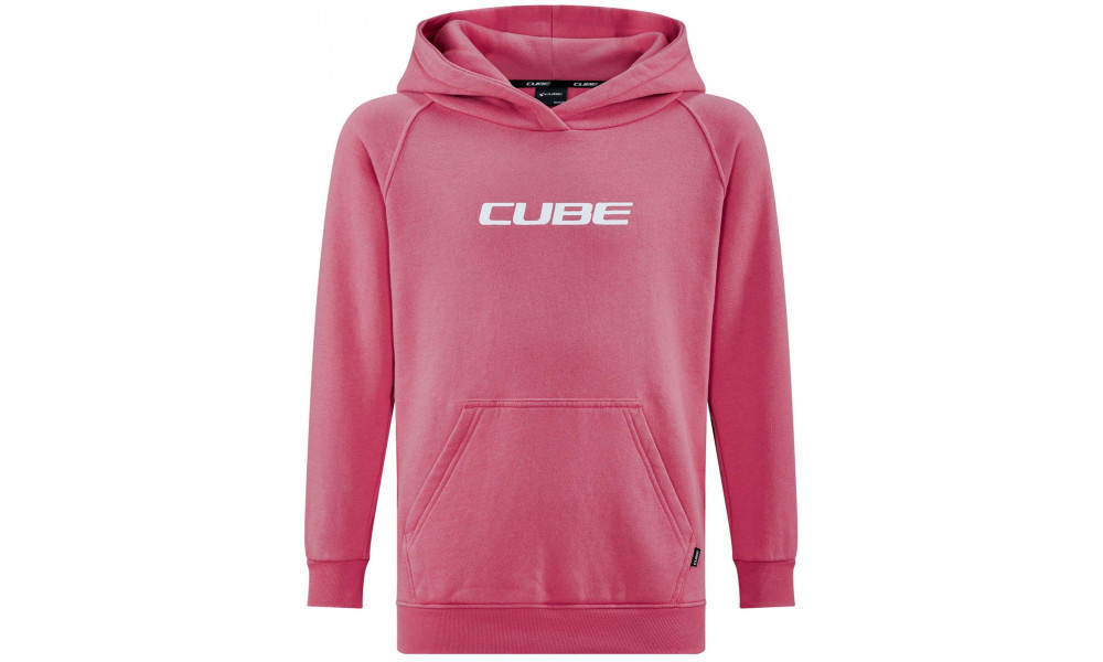 Megztinis su kapišonu Cube Organic Rookie light pink - 1