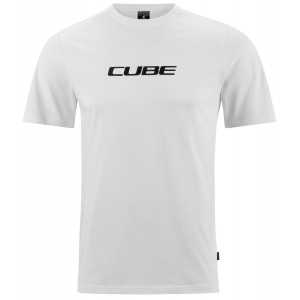 Marškinėliai Cube Organic Classic Logo white'n'black