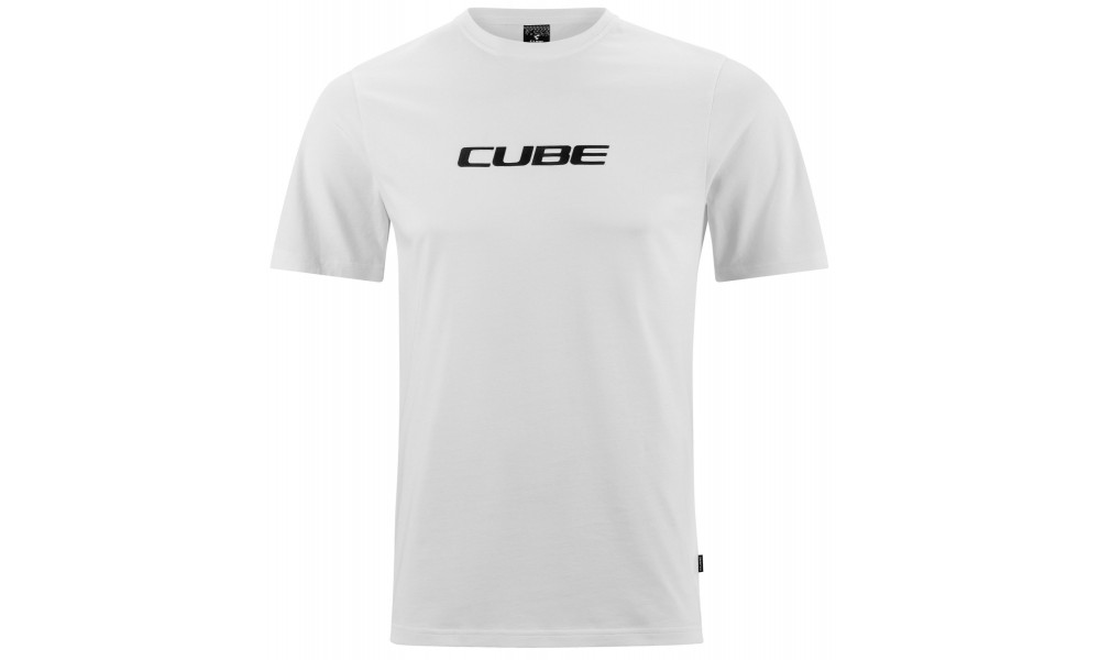 Marškinėliai Cube Organic Classic Logo white'n'black - 1