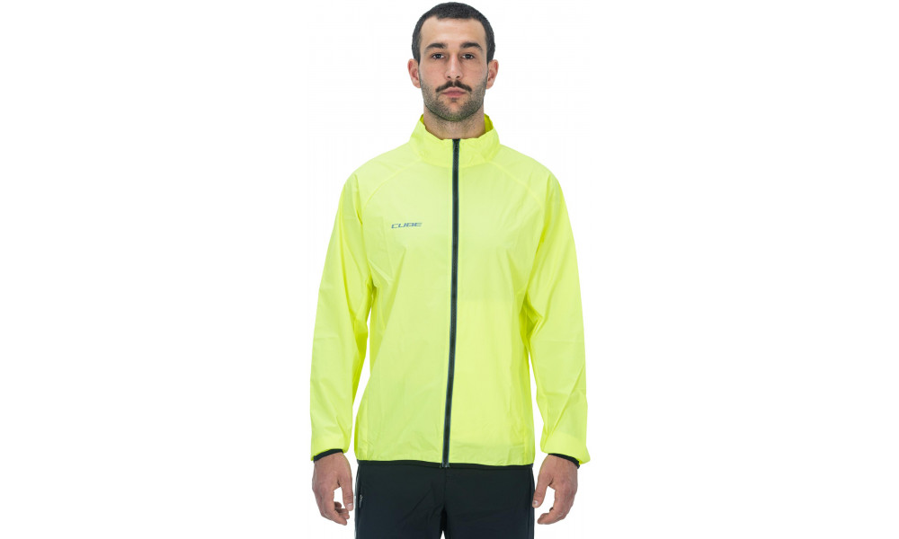 Dviratininko striukė Cube Wind CMPT MTB neon yellow - 4