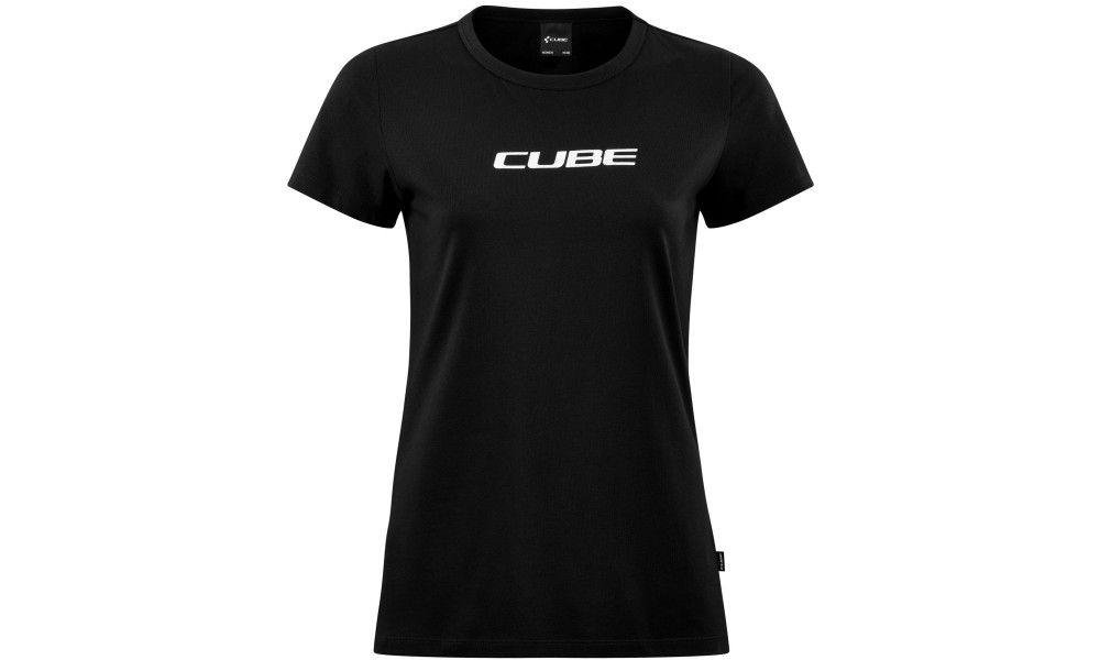 Marškinėliai Cube Organic WS Classic Logo black - 1