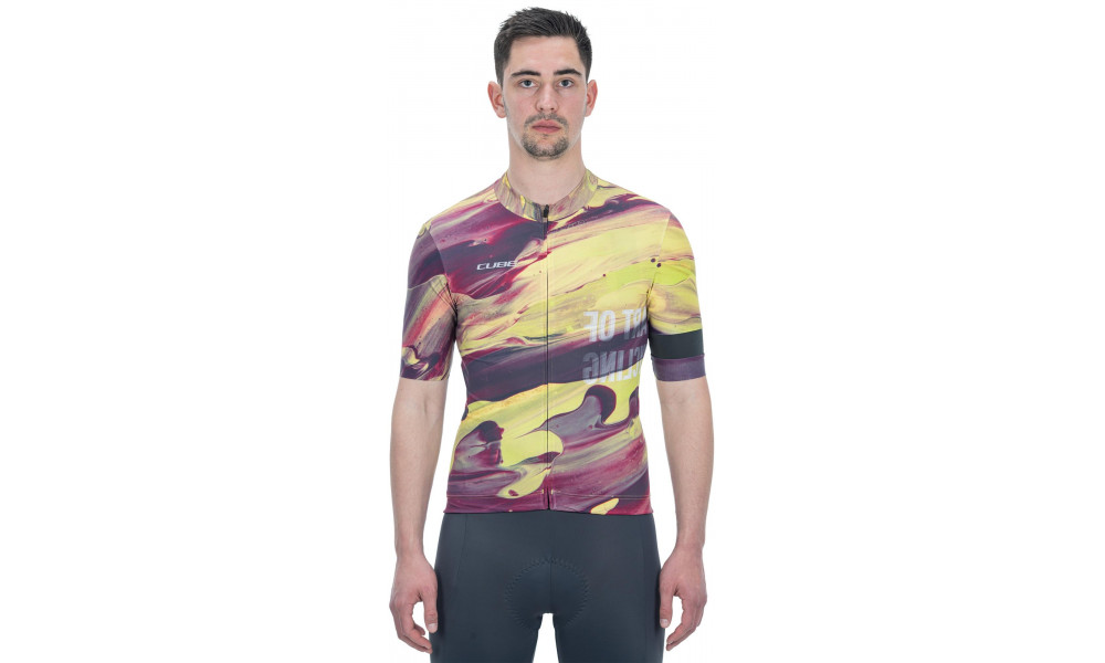 Dviratininko marškinėliai Cube ART Road/XC S/S pattern - 7