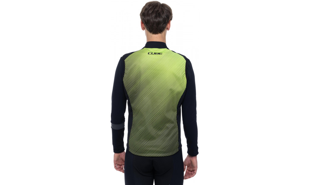 Dviratininko liemenė Cube Softshell Road/XC Safety black'n'neon yellow - 4