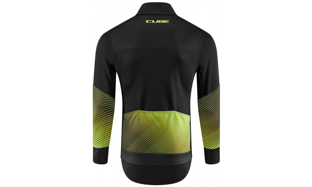 Dviratininko striukė Cube Softshell Road/XC Safety black'n'neon yellow - 6