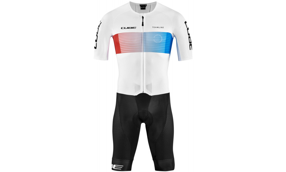 Dviratininko sportinis kostiumas Cube XCTeamline black'n'blue'n'white - 1