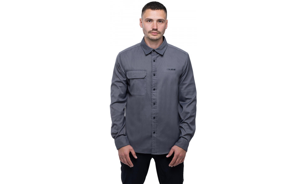 Marškinėliai Cube Vertex L/S grey - 7