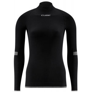 Apatiniai marškinėliai Cube WS Race Be Warm L/S black