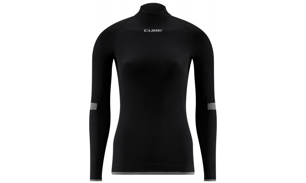 Apatiniai marškinėliai Cube WS Race Be Warm L/S black - 1