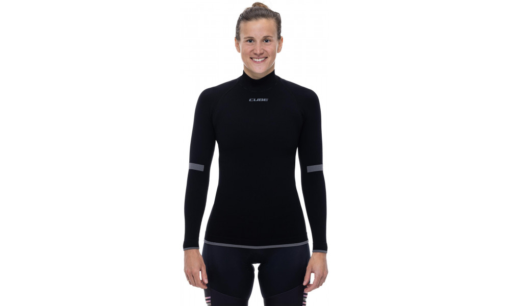 Apatiniai marškinėliai Cube WS Race Be Warm L/S black - 5