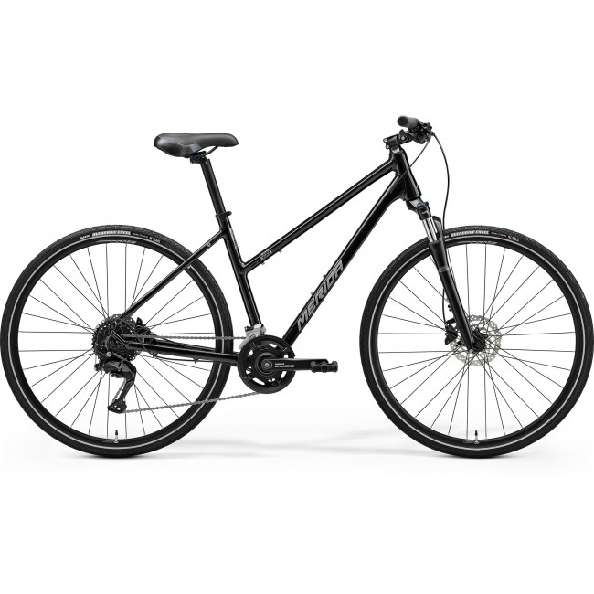 Dviratis Merida Crossway 100 III2 Lady glossy black(silver)