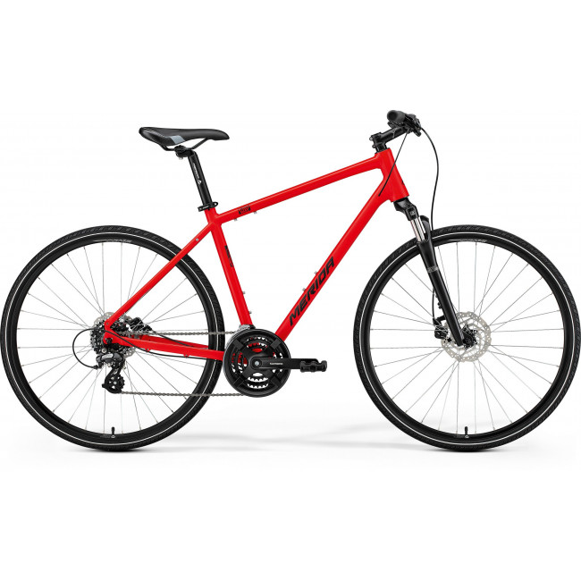 Dviratis Merida Crossway 10 III1 matt race red(black)