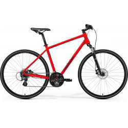 Dviratis Merida Crossway 10 III1 matt race red(black)