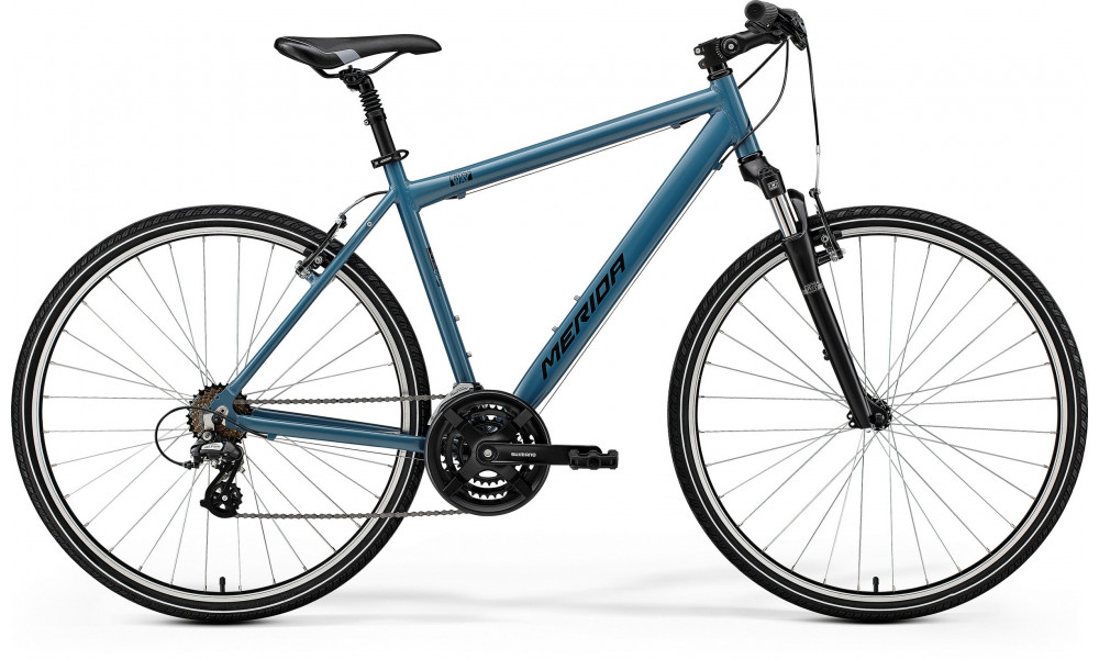 Dviratis Merida Crossway 10-V SE I1 silk dove blue(black) 