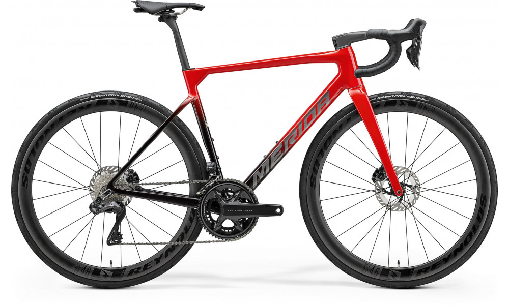 Dviratis Merida Scultura 9000 V3 passion red/dark race red(grey) 