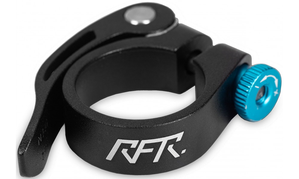 Balnelio užveržėjas RFR with Quick Release Alu 31.8mm black'n'blue 