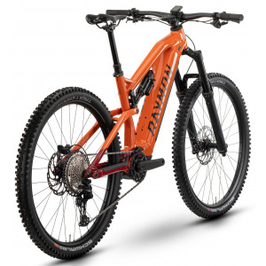 Elektrinis dviratis Raymon Trailray 170 Pro 29" 2025 tangerine-red-black