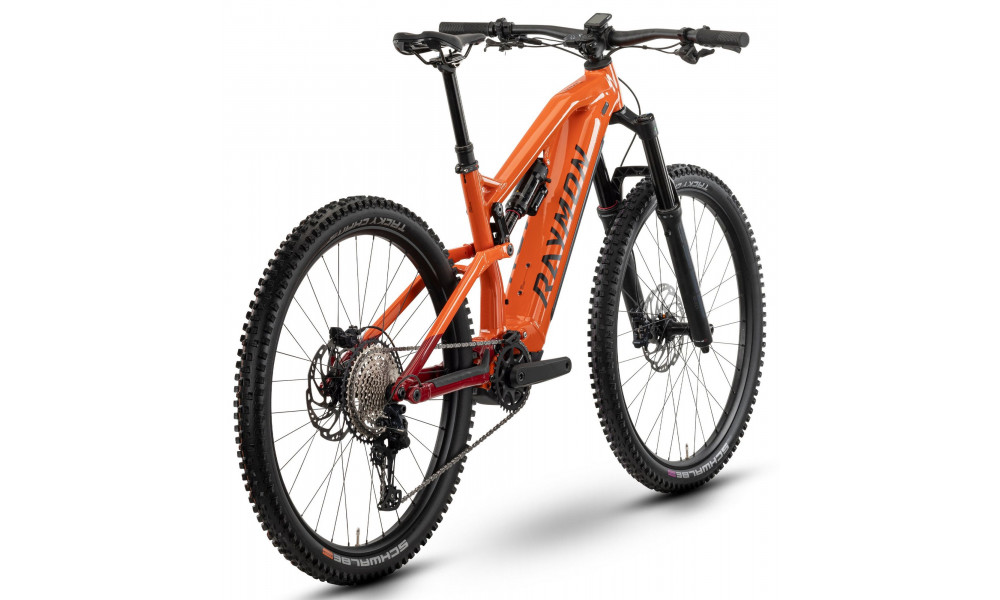 Elektrinis dviratis Raymon Trailray 170 Pro 29" 2025 tangerine-red-black - 2