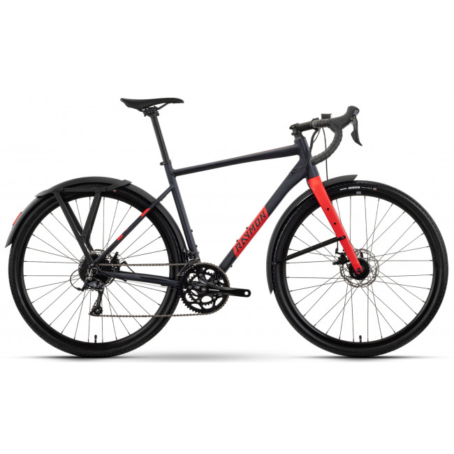 Dviratis Raymon Territ Street 2025 steelblue-fire