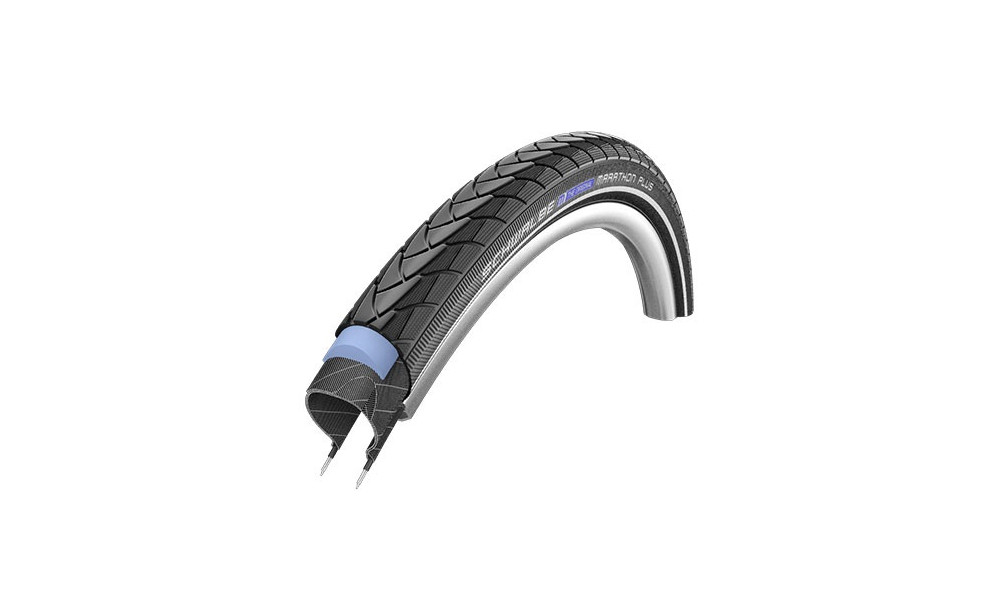 Padanga 24" Schwalbe Marathon Plus HS 348, Evo Wired 25-540 Black 