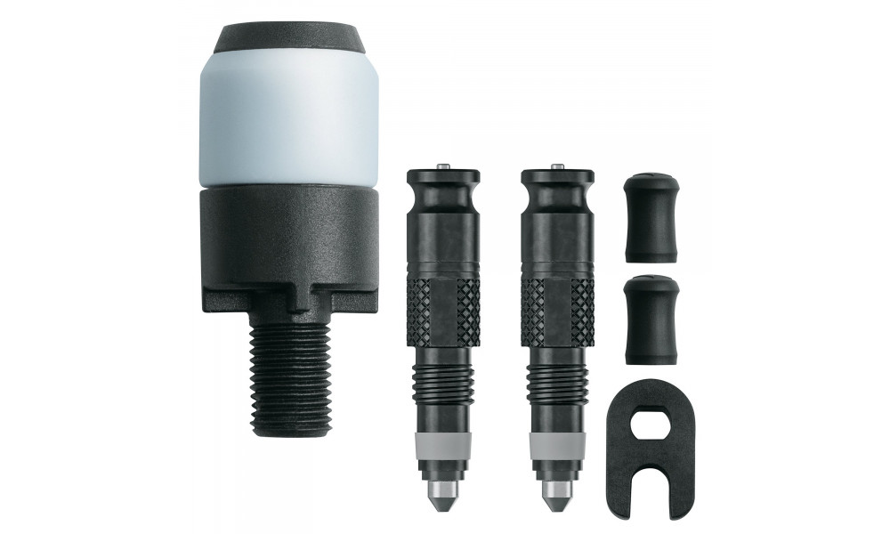 Adapteris pompai Schwalbe Clik (SCV) valve with conversion valve set 
