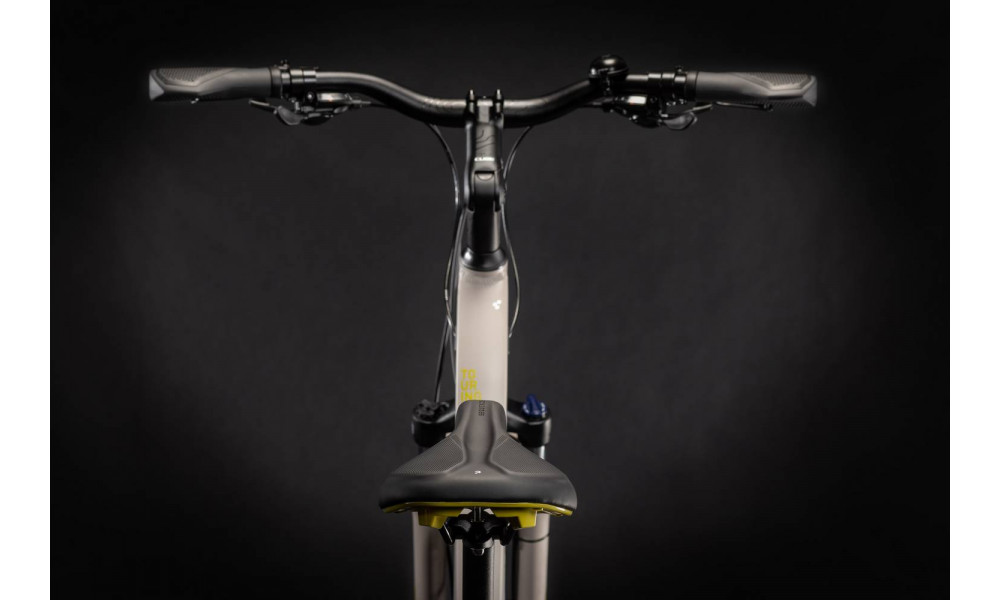 Dviratis Cube Touring Pro grey'n'green 2021 - 2