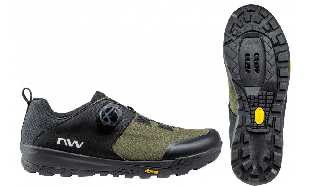 Dviratininko batai Northwave Rockit Plus MTB AM green forest-black - 1