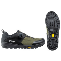 Dviratininko batai Northwave Rockit Plus MTB AM green forest-black