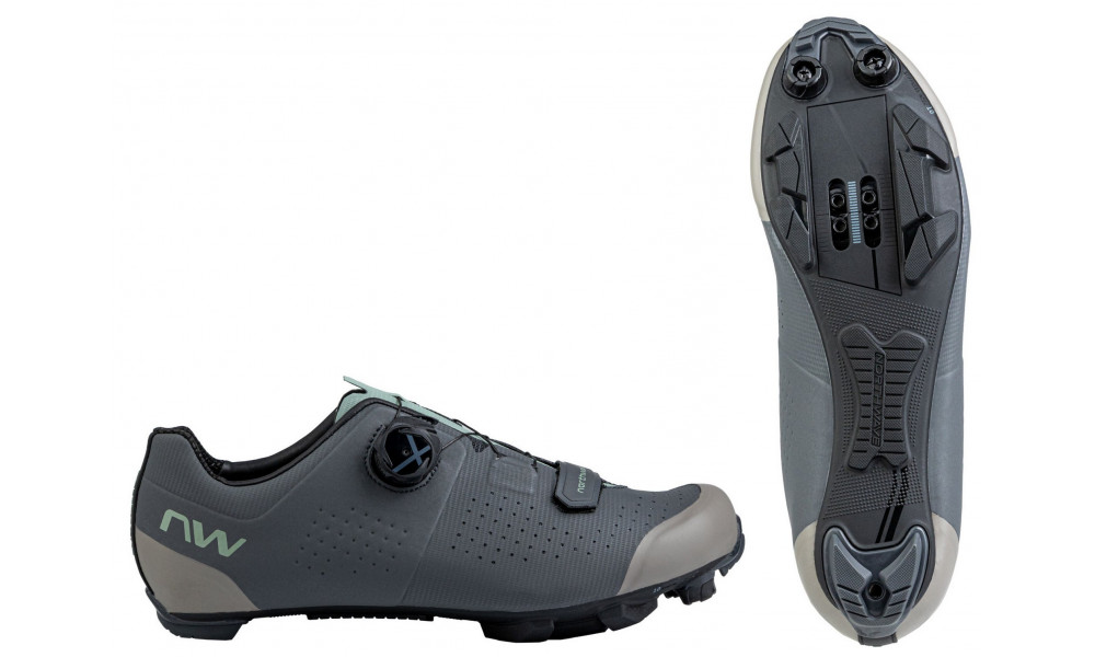 Dviratininko batai Northwave Razer MTB XC dark grey-sage - 1