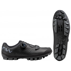 Dviratininko batai Northwave Hammer Plus Wide MTB XC black-dark grey