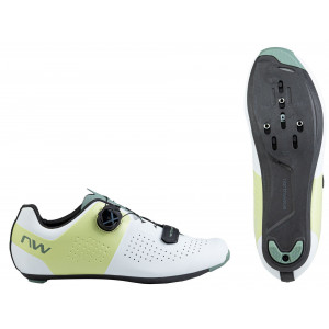 Dviratininko batai Northwave Storm Carbon Road white-matcha