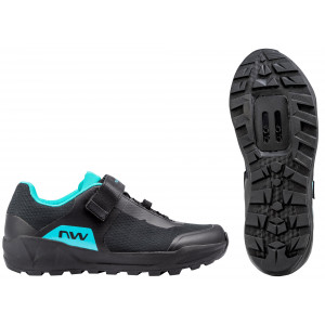 Dviratininko batai Northwave Escape Evo 2 WMN MTB AM black-turquoise