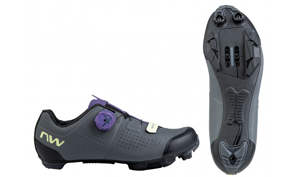 Dviratininko batai Northwave Razer WMN MTB XC dark grey-dark purple - 1