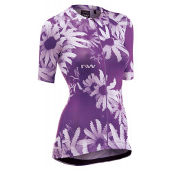 Dviratininko marškinėliai Northwave Blade WMN S/S dark purple