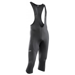 Dviratininko kelnės su petnešomis Northwave Active 3/4 black Dviratininko kelnės su petnešomis Northwave Active 3/4 black