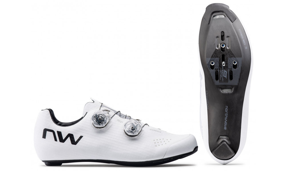 Dviratininko batai Northwave Extreme Pro 3 Road white-black - 12