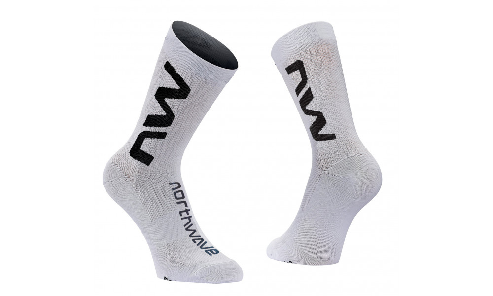 Kojinės Northwave Extreme Air white-black 