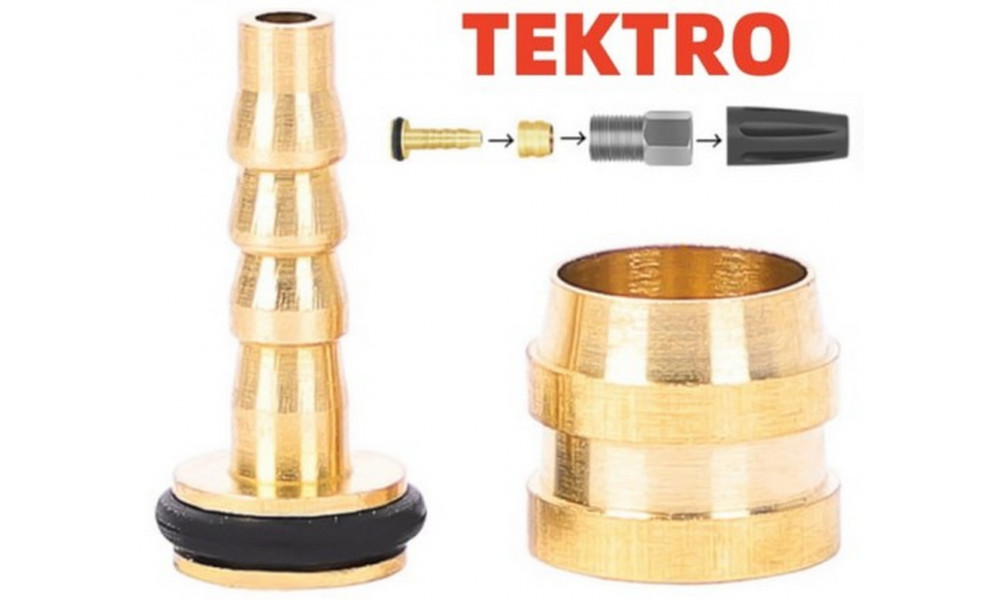 Diskinių stabdžių žarnelės tvirtinimo elementai ProX for Tektro (10pcs.) - 1