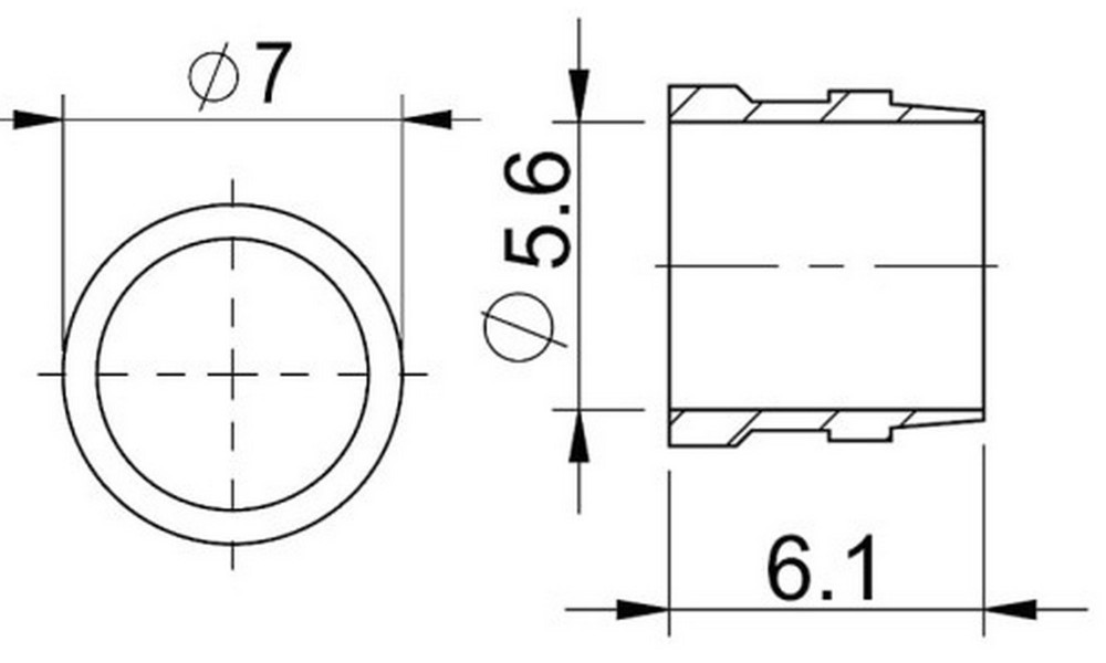 Diskinių stabdžių žarnelės tvirtinimo elementai ProX 5.5mm for Tektro (50pcs.) - 3