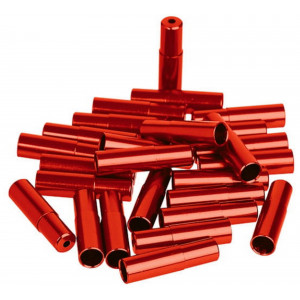 Pavarų šarvo antgaliukas ProX Alu red (100pcs.)